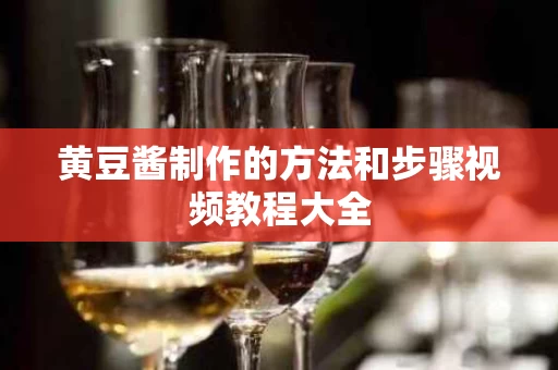 黄豆酱制作的方法和步骤视频教程大全