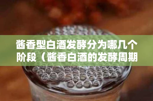 酱香型白酒发酵分为哪几个阶段（酱香白酒的发酵周期）