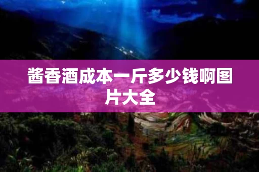 酱香酒成本一斤多少钱啊图片大全