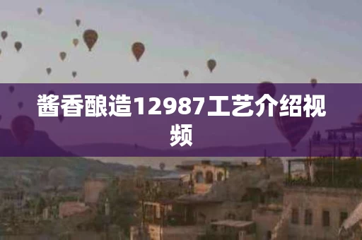 酱香酿造12987工艺介绍视频